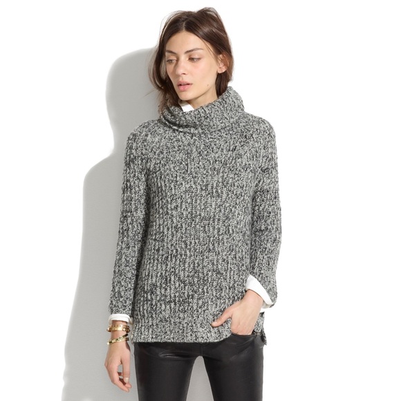 Madewell Marled Turtleneck Sweater Wool 